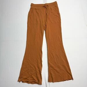 Aerie terracotta brown flared lounge pants in size Small Regular